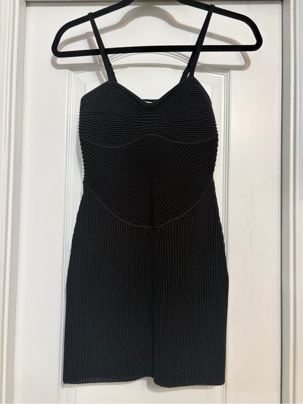 ALO Yoga Denim Knit Mini Dress - Picture 3 of 9